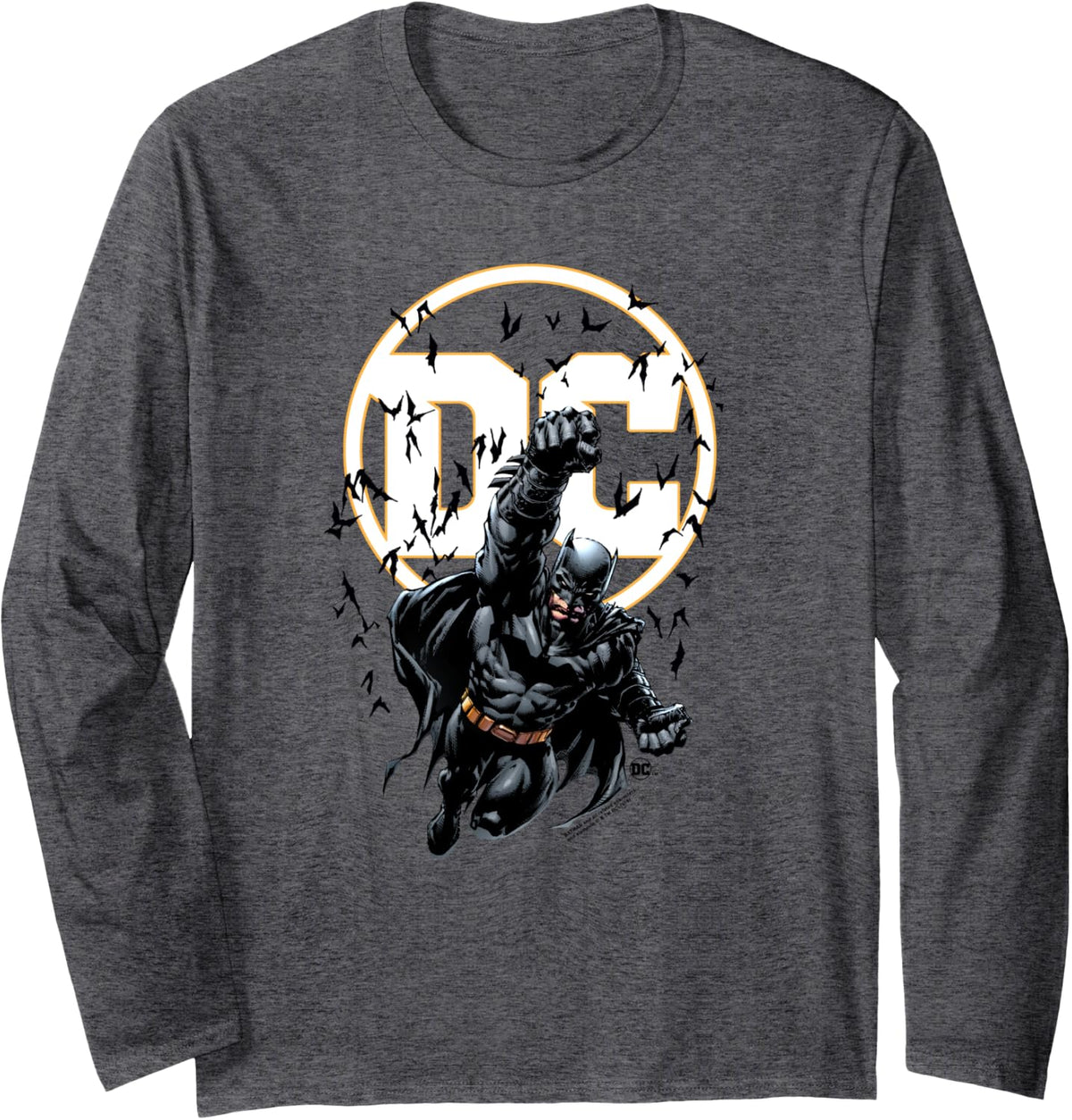 Batman DC Logo Bats Long Sleeve Long Sleeve T Shirt Streetwear Style Fan Favorite