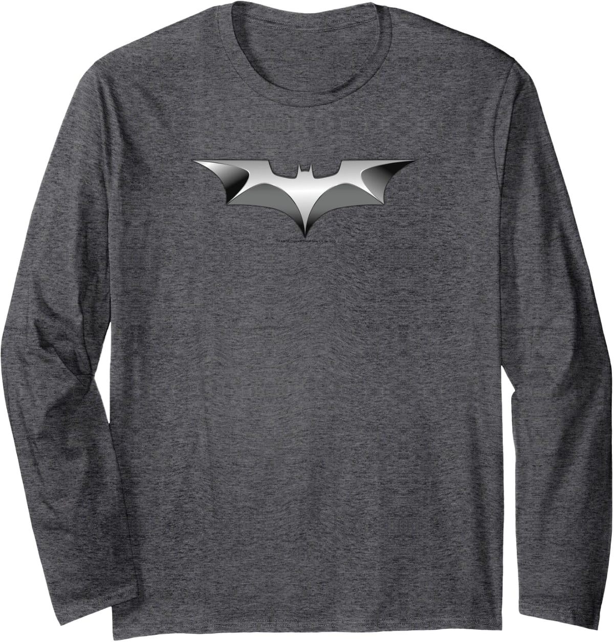 The Dark Knight Metal Bat Logo Long Sleeve Long Sleeve T Shirt Streetwear Style Gift Ready