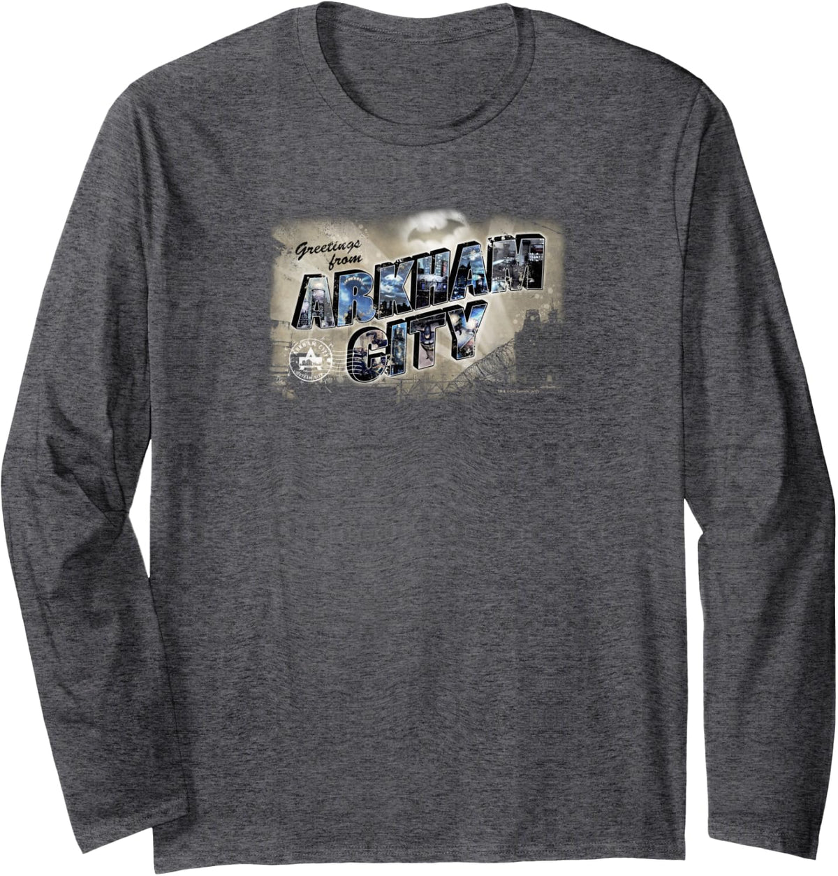 Batman Arkham City Greetings From Arkham Longsleeve T Shirt Long Sleeve Long Sleeve T Shirt Trending US Fan Favorite