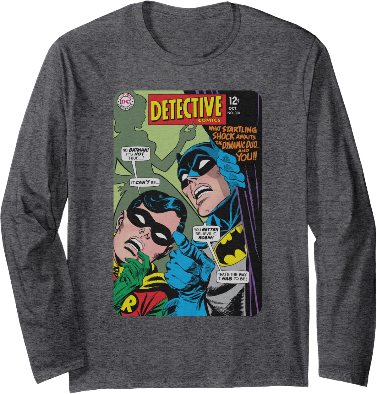 Batman Detective 380 Long Sleeve Long Sleeve T Shirt Comfort Fit Best Seller Look