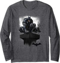 Batman Arkham Knight Perched Longsleeve T Shirt Long Sleeve Long Sleeve T Shirt Comfort Fit Best Seller Look