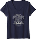 Womens Batman University of Gotham V Neck Apparel Comfort Fit Best Seller Look