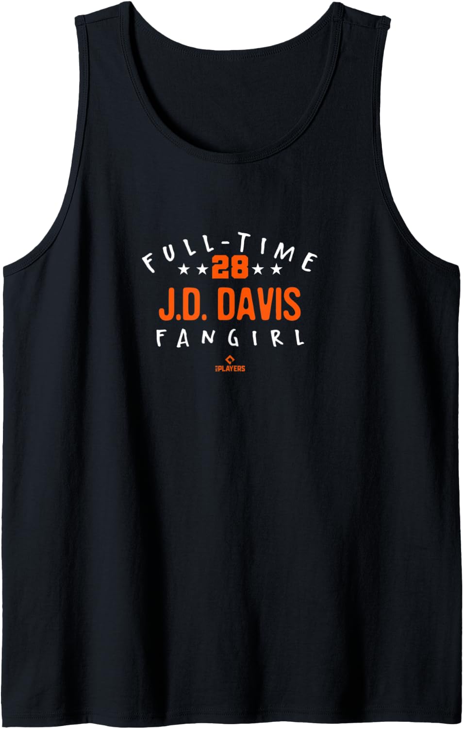 Full-Time JD Davis Fangirl MLBPA New York Baseball Player Tank Top Tank Top | US Viral Style