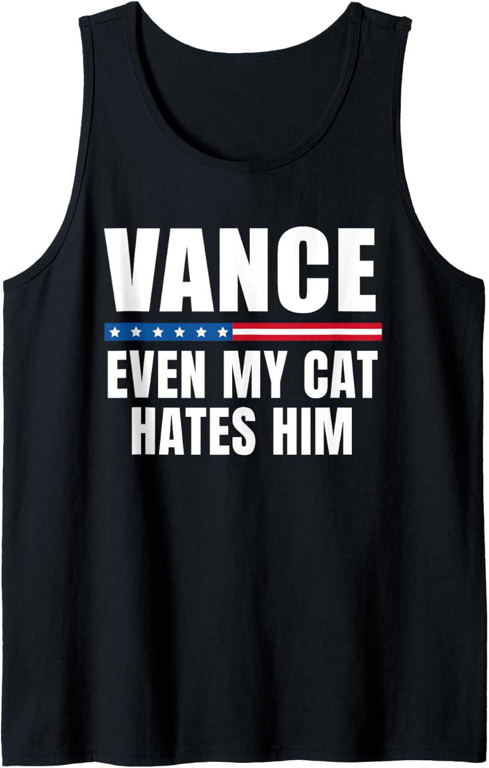 Even My Cat Hates JD Vance Anti Vance Tank Top Tank Top | Premium Quality