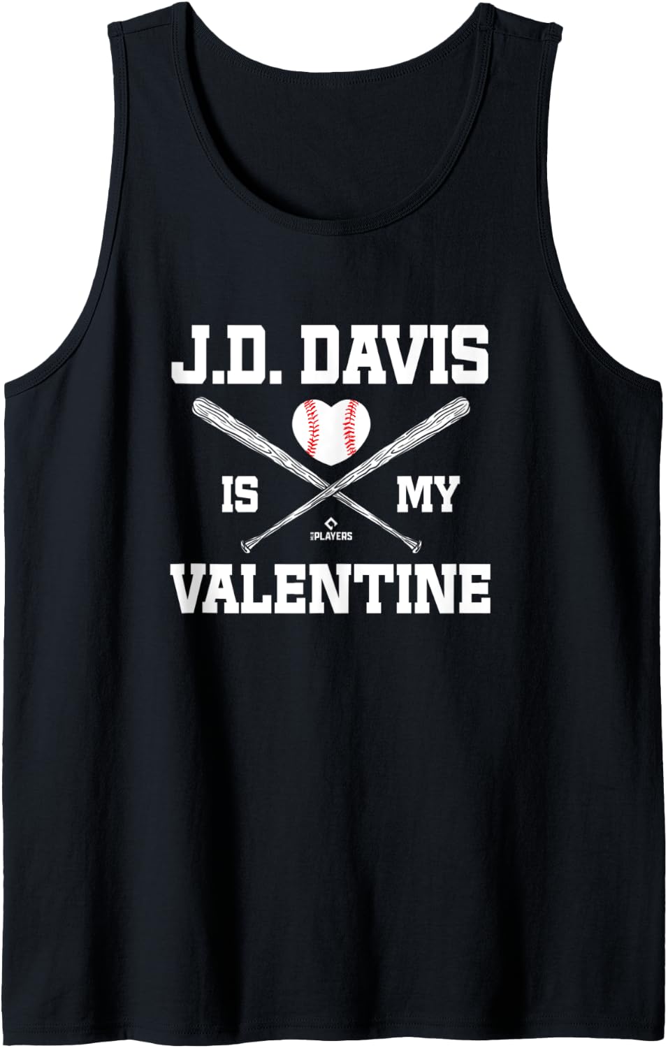 JD Davis Is My Valentine New York Baseball Lover Tank Top Tank Top | US Viral Style