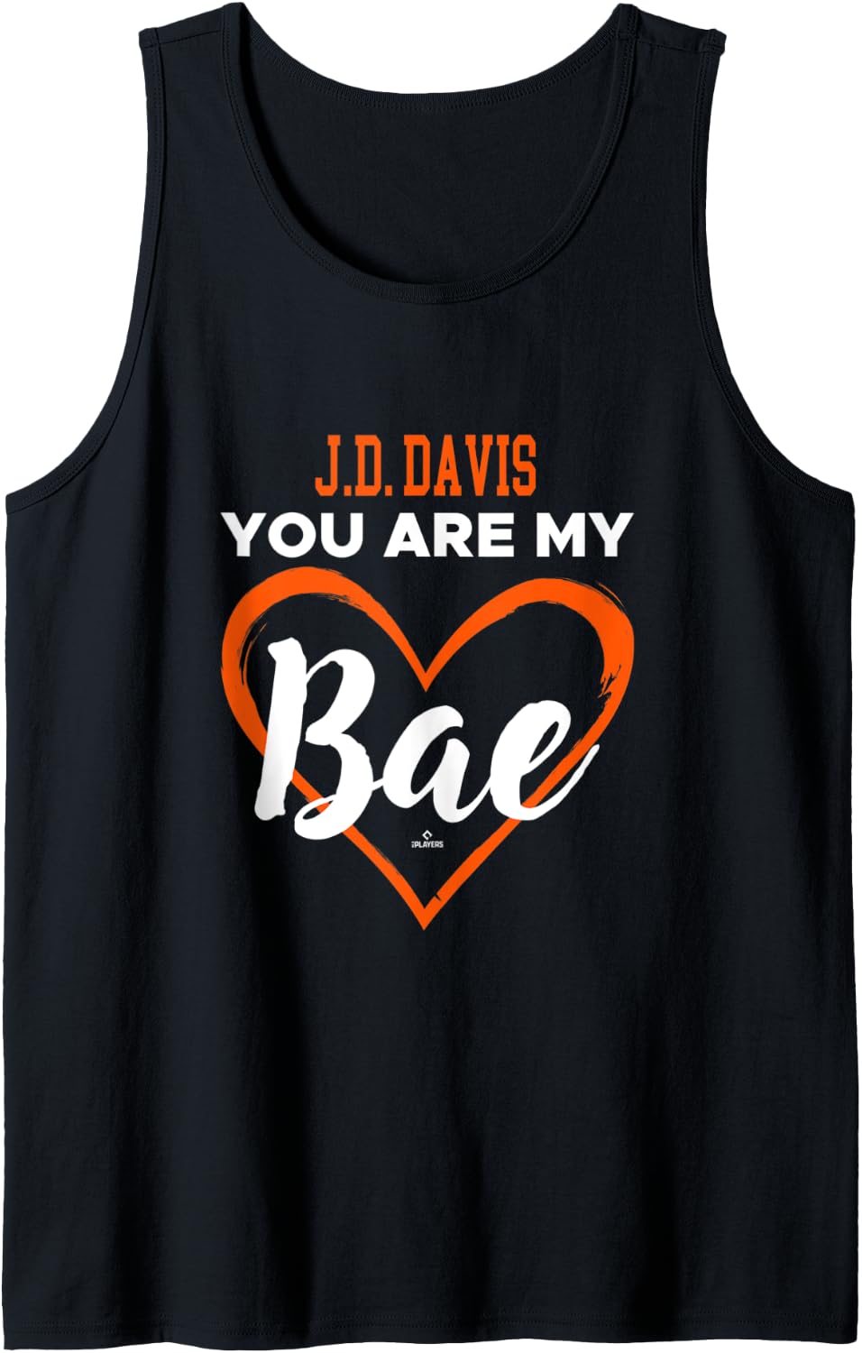 JD Davis You Are My Bae Baseball Single Valentines Day Tank Top Tank Top | Premium Quality