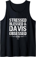 Davis Obsessed JD Davis MLBPA Baseball Player Funny Tank Top Tank Top | Aesthetic Design