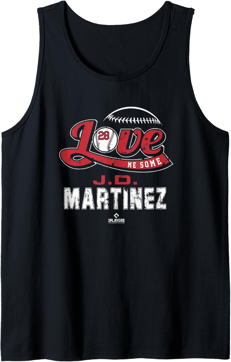 Love Me Some JD Martinez MLBPA Boston Baseball Player Tank Top Tank Top | Trending 2025