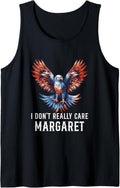 I Don't Really Care Margaret American Flag Funny JD Vance Tank Top Tank Top | Trending 2025