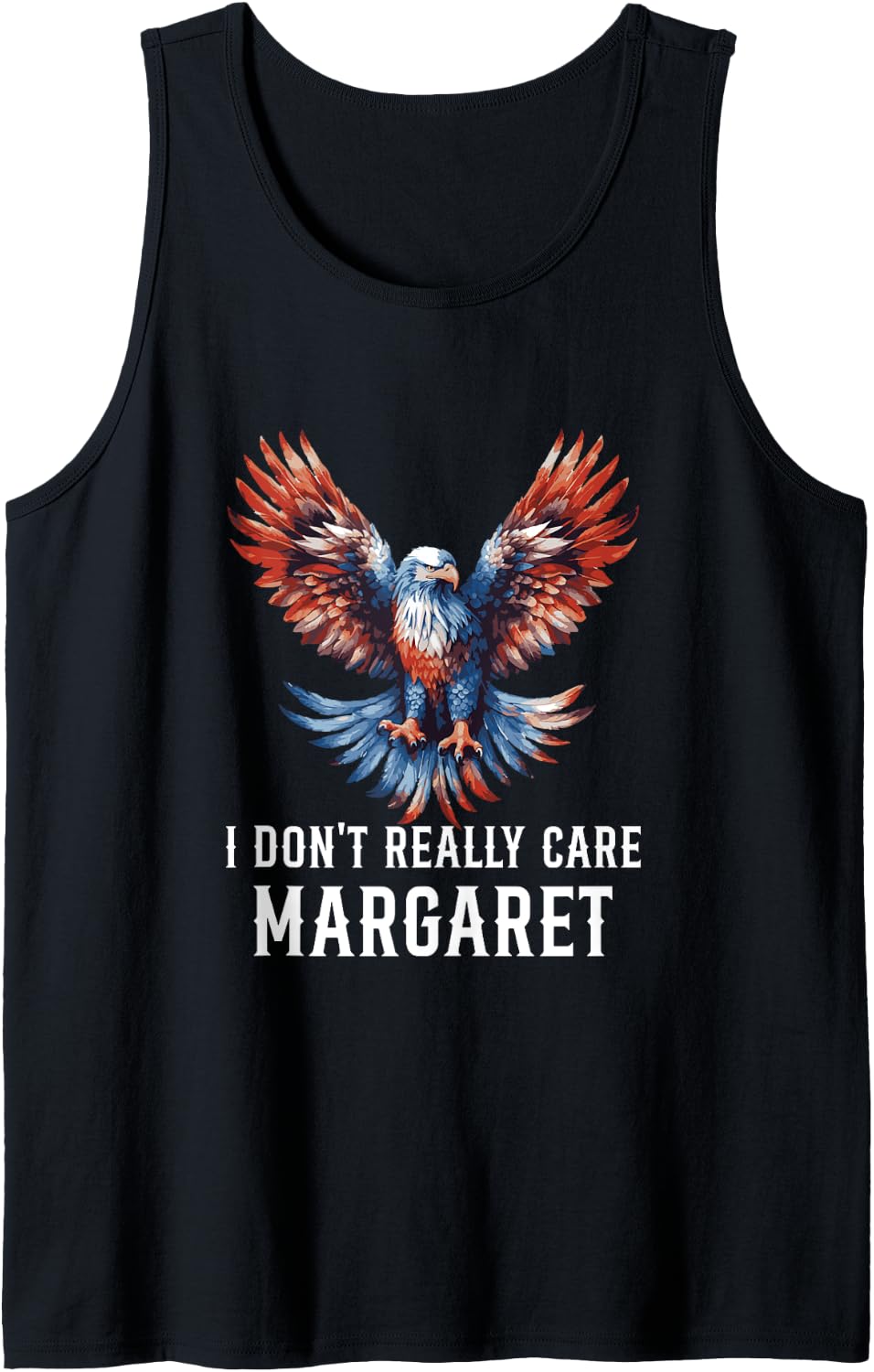 I Don't Really Care Margaret American Flag Funny JD Vance Tank Top Tank Top | Trending 2025