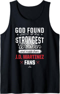 God Found the Strongest JD Martinez Fans Boston Baseball Tank Top Tank Top | Premium Quality