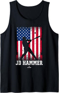 American Flag Swing JD Hammer Prospect Baseball Fan Gear Tank Top Tank Top | US Viral Style