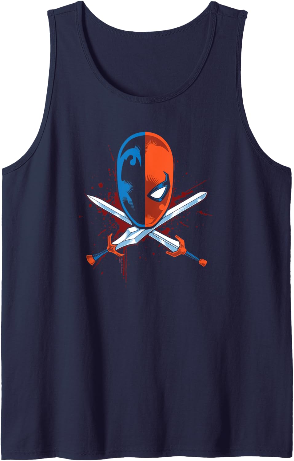 Batman Deathstroke Crossed Swords Tank Top Tank Top Comfort Fit Everyday Wear