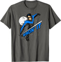 DC Comics Batman Nightwing Wingin It Unisex Adult Grey Cotton 100 T Shirt Small Short Sleeve Crew Neck Classic Fit Embro