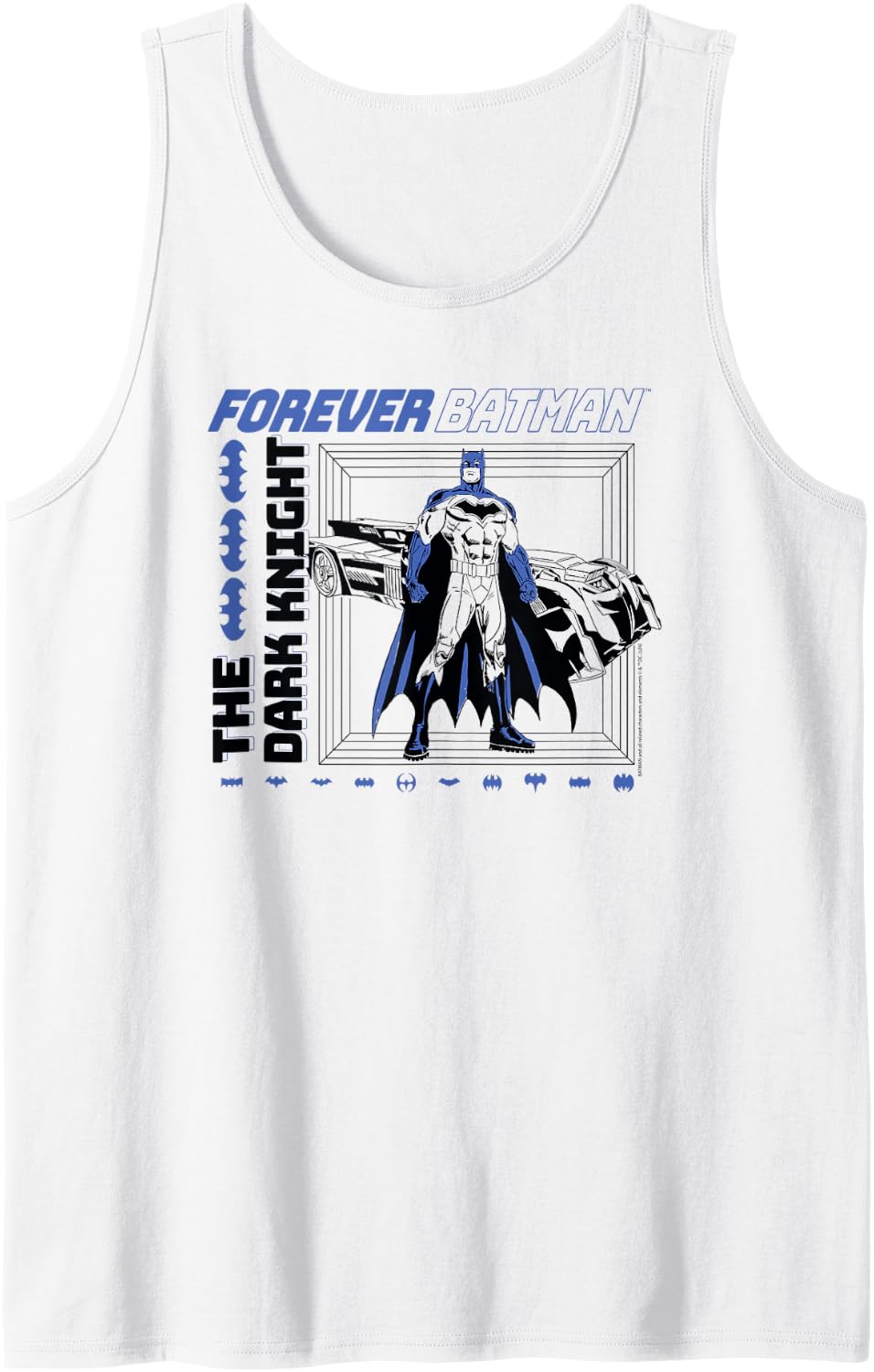 Amazon Essentials DC Comics Forever Batman The Dark Knight Frame Tank Top Tank Top Premium Print Gift Ready