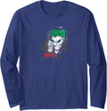 Batman Joker Sprays The City Small Long Sleeve Long Sleeve T Shirt Premium Print Everyday Wear