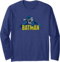 Batman Retro Distressed Long Sleeve Long Sleeve T Shirt Viral TikTok Find Fan Favorite