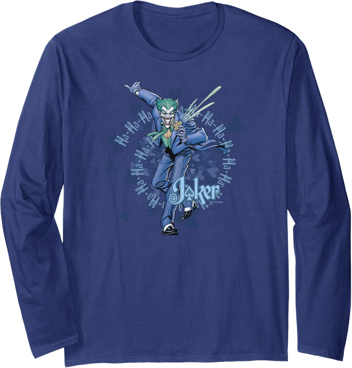 Batman The Joker Acid Spiral Long Sleeve Long Sleeve T Shirt Trending US Everyday Wear