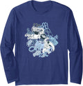 Batman Penguin VS Robin Epic Battle Outline Chest Portrait Long Sleeve Long Sleeve T Shirt Comfort Fit US Top Pick