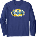 Batman Tie Dye 3 Long Sleeve Long Sleeve T Shirt Streetwear Style Everyday Wear