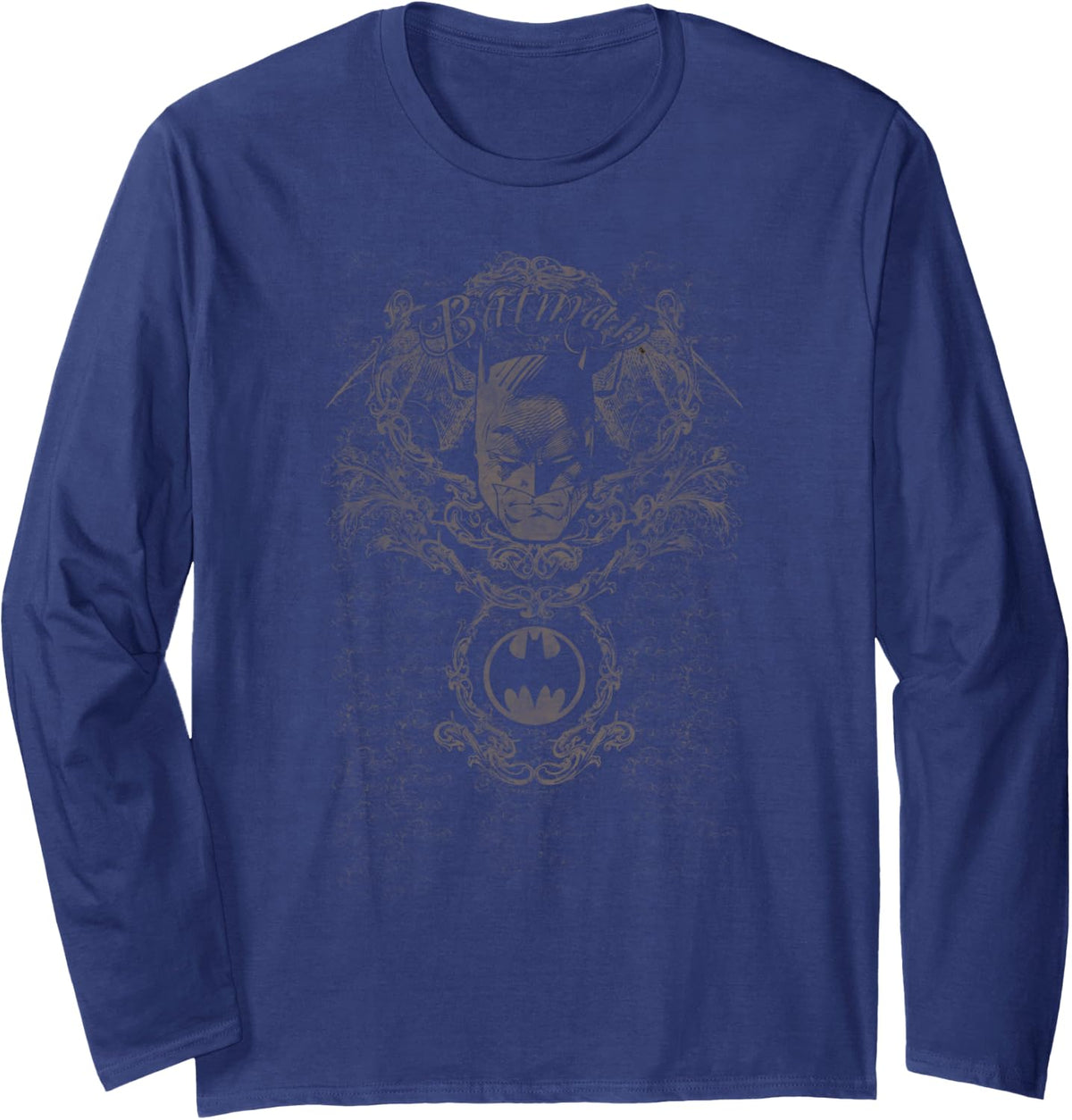 The Dark Knight Batman Dark Knight Heraldry Long Sleeve Long Sleeve T Shirt High Search Demand Hot Right Now