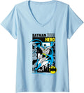 DC Comics Batman The Big Book Of Batman Vintage Poster V Neck Apparel Premium Print Fan Favorite