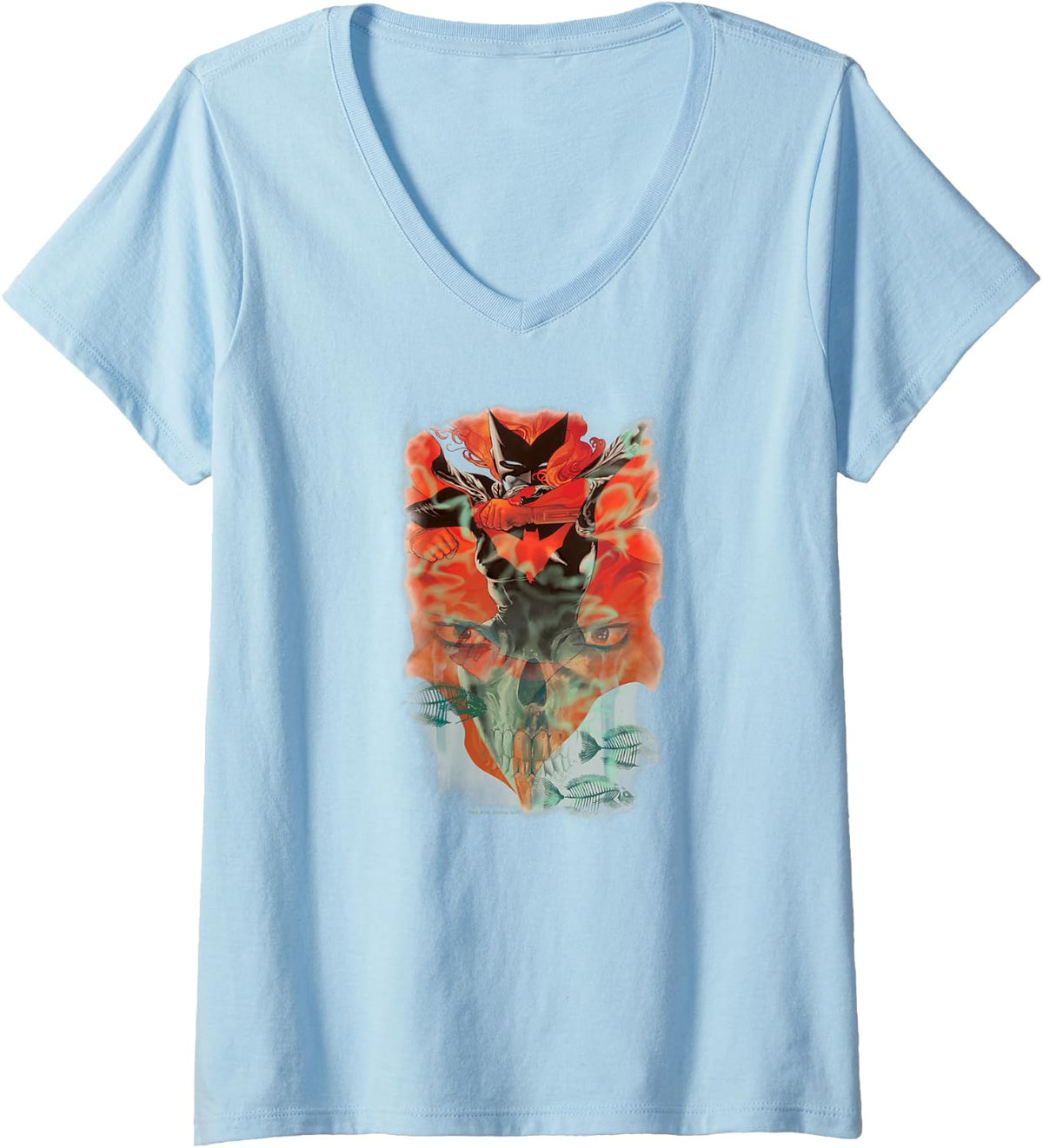 Womens Batman Batwoman 1 V Neck Apparel Viral TikTok Find Hot Right Now