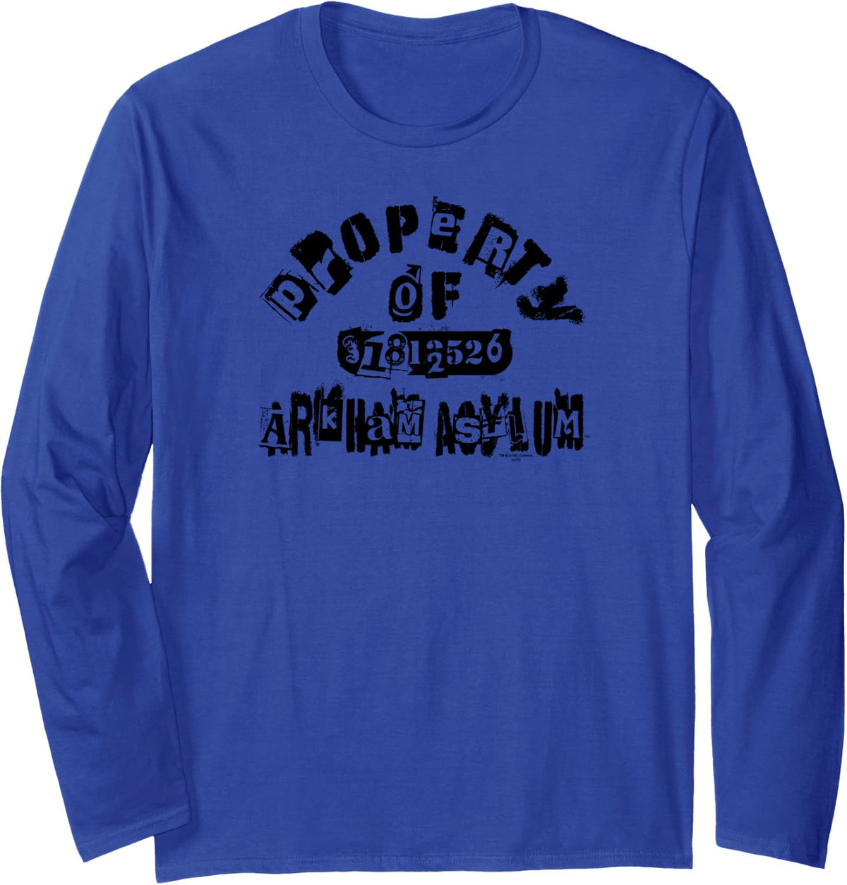Batman Property of Arkham Long Sleeve Long Sleeve T Shirt High Search Demand Best Seller Look