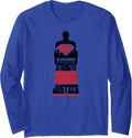 Batman v Superman Super Justice Long Sleeve Long Sleeve T Shirt Trending US Best Seller Look