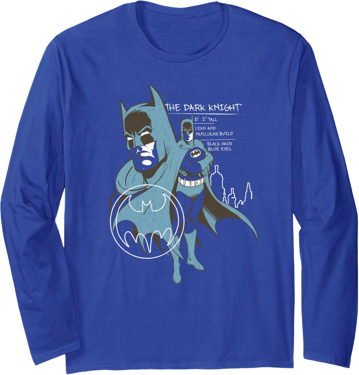 Batman Lean and Muscular Long Sleeve Long Sleeve T Shirt Viral TikTok Find Everyday Wear