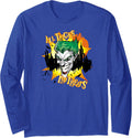 Batman Joker All Tricks No Treats Halloween Long Sleeve Long Sleeve T Shirt Trending US Fan Favorite