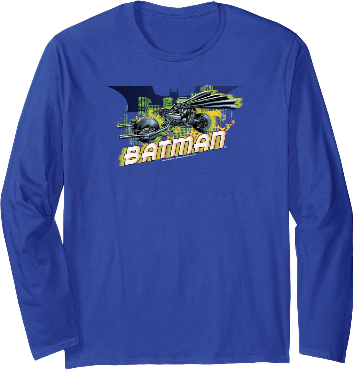 Batman Dark Knight Rises Wheels on Fire Longsleeve T Shirt Long Sleeve Long Sleeve T Shirt Premium Print Hot Right Now