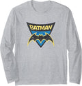 Batman The Brave and the Bold Batman Shield Long Sleeve Long Sleeve T Shirt Viral TikTok Find Everyday Wear
