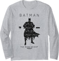 Batman Dark Knight Paisley Silhouette Long Sleeve Long Sleeve T Shirt Viral TikTok Find Hot Right Now
