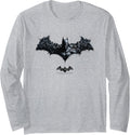 Batman Arkham Origins Bat of Enemies Long Sleeve Long Sleeve T Shirt Streetwear Style Gift Ready