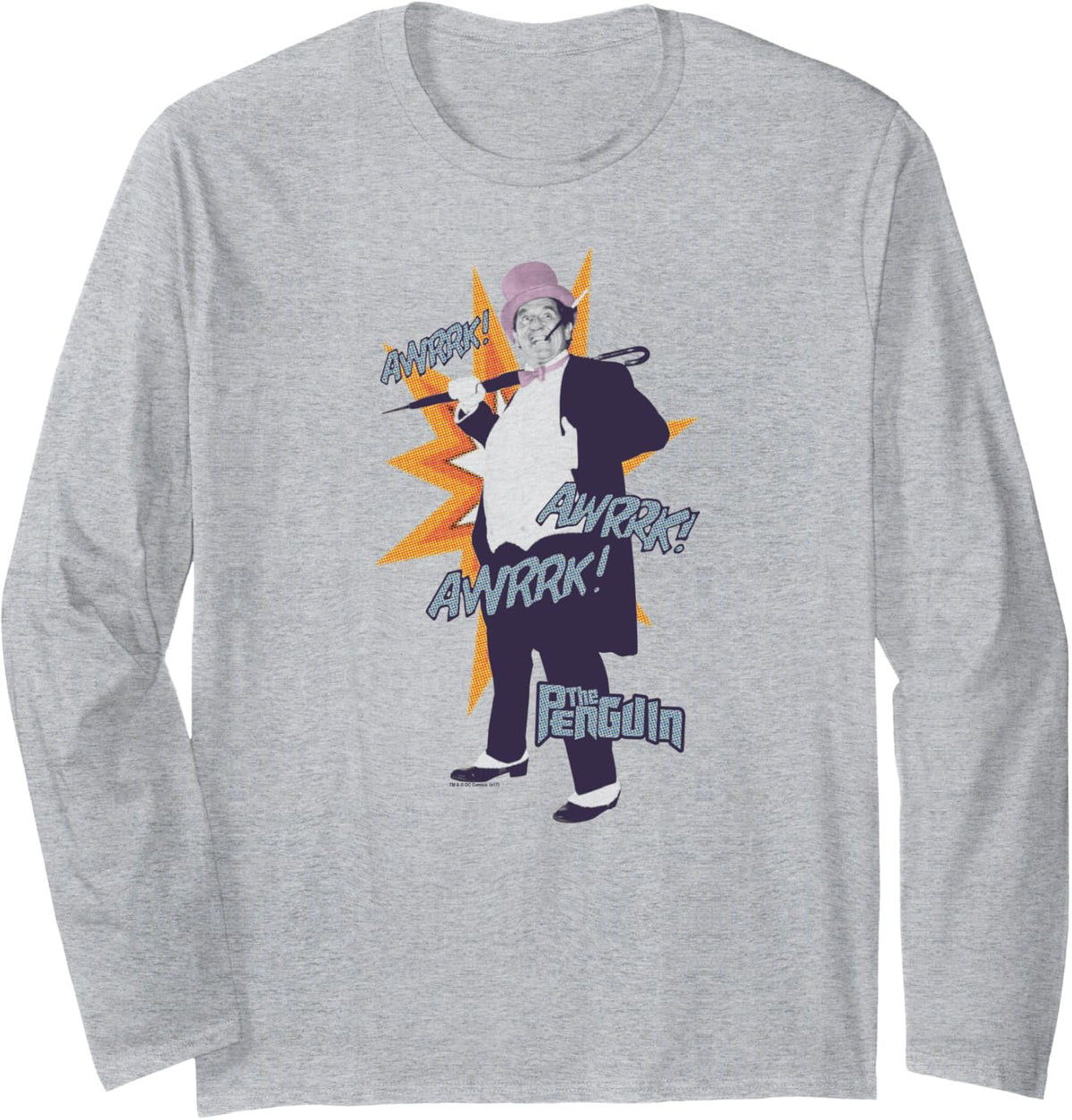 Batman Classic TV Series Penguin Long Sleeve Long Sleeve T Shirt High Search Demand Best Seller Look