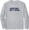 DC Comics Batman Batgirl Bat Logo Overlay Alt Long Sleeve Long Sleeve T Shirt Premium Print Everyday Wear