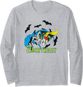 DC Comics Batman And Robin 2nd Birthday Bats Long Sleeve Long Sleeve T Shirt Streetwear Style Hot Right Now
