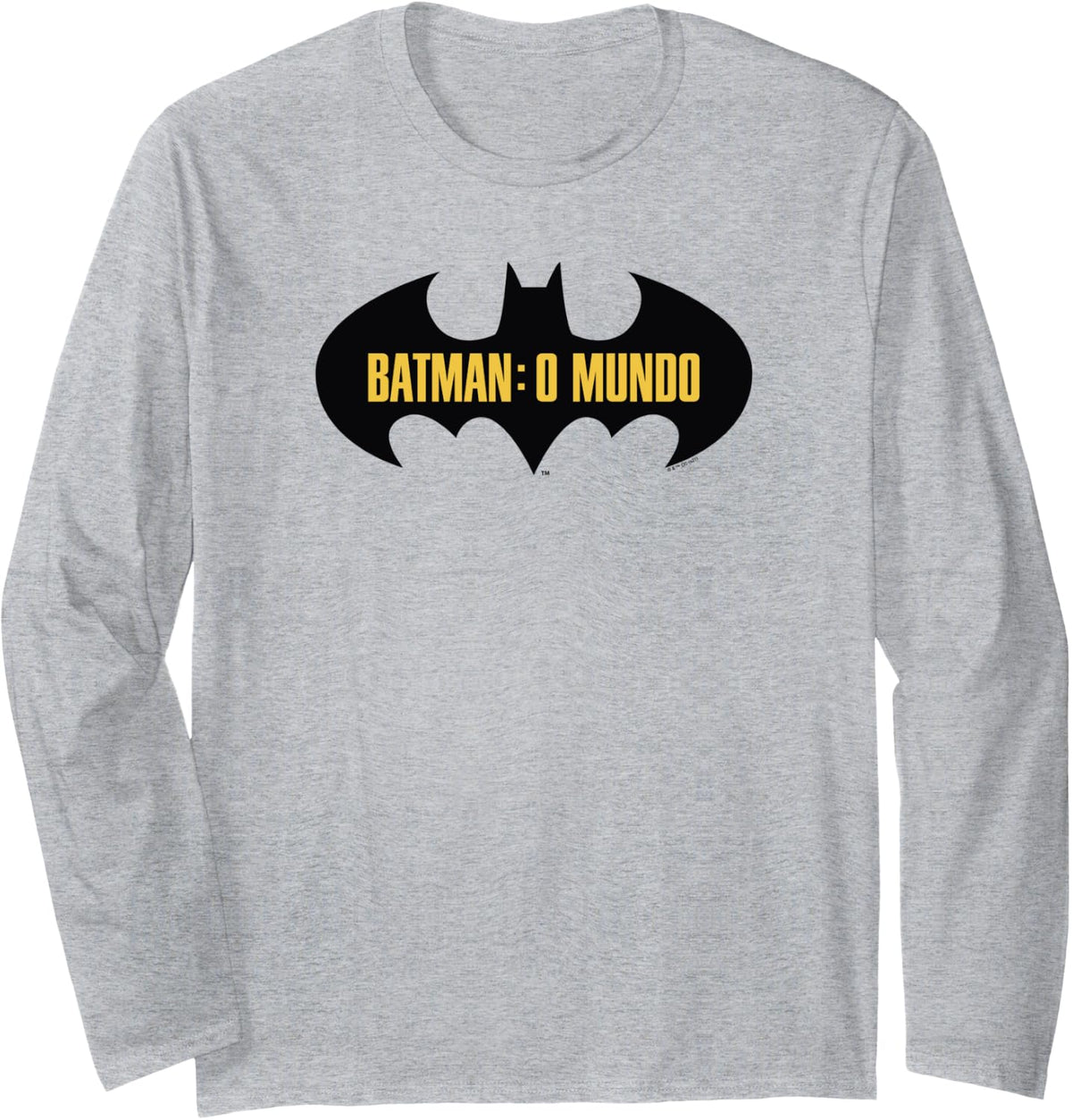 DC Comics Batman The World Brazil Batman Icon Long Sleeve Long Sleeve T Shirt Streetwear Style Gift Ready