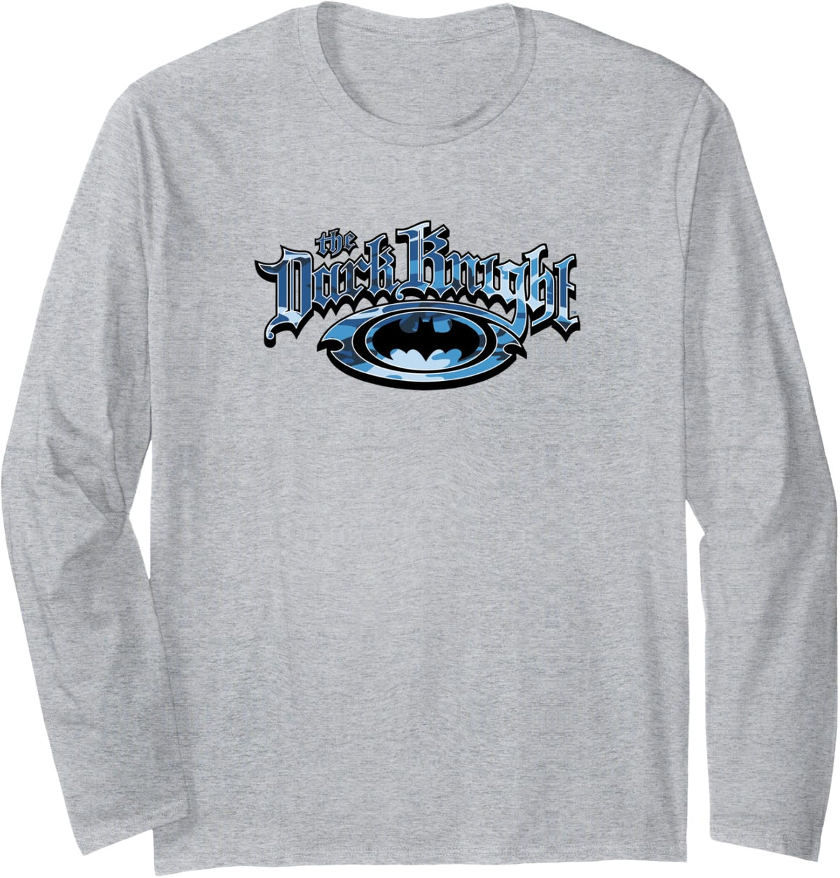 Batman The Dark Knight Blue Camo Long Sleeve Long Sleeve T Shirt Viral TikTok Find Hot Right Now