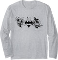 Batman Bat Symbol Montage Long Sleeve Long Sleeve T Shirt Premium Print Best Seller Look