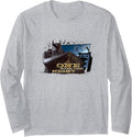 Batman Begins Retro Pop One With The Night Stencil Poster Long Sleeve Long Sleeve T Shirt Trending US Fan Favorite