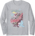 DC Comics Justice League Retro Batman And Robin Christmas Long Sleeve Long Sleeve T Shirt Comfort Fit Everyday Wear