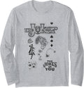 DC Comics Batman The Joker Joke s On You Vintage Long Sleeve Long Sleeve T Shirt High Search Demand US Top Pick