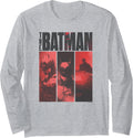 The Batman Red Panels Long Sleeve Long Sleeve T Shirt Streetwear Style US Top Pick