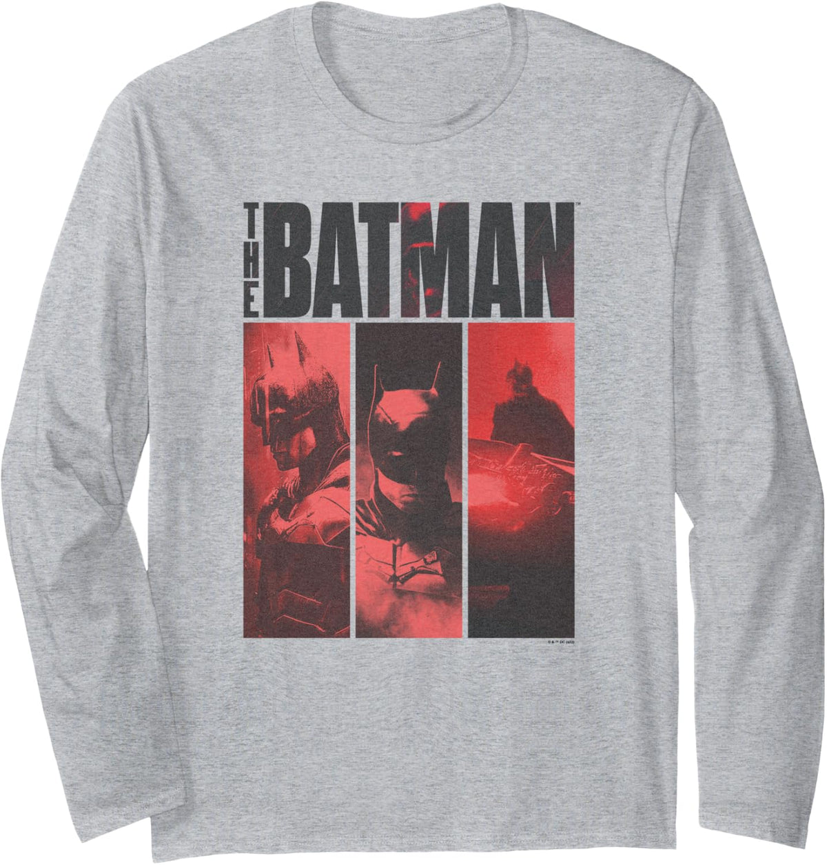 The Batman Red Panels Long Sleeve Long Sleeve T Shirt Streetwear Style US Top Pick