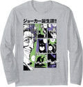 DC Comics Batman The Joker Kanji Comic Panels Long Sleeve Long Sleeve T Shirt Trending US Best Seller Look