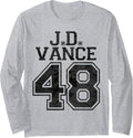 JD Vance 48th President 2028 Election Republican Long Sleeve Apparel | Trending 2025