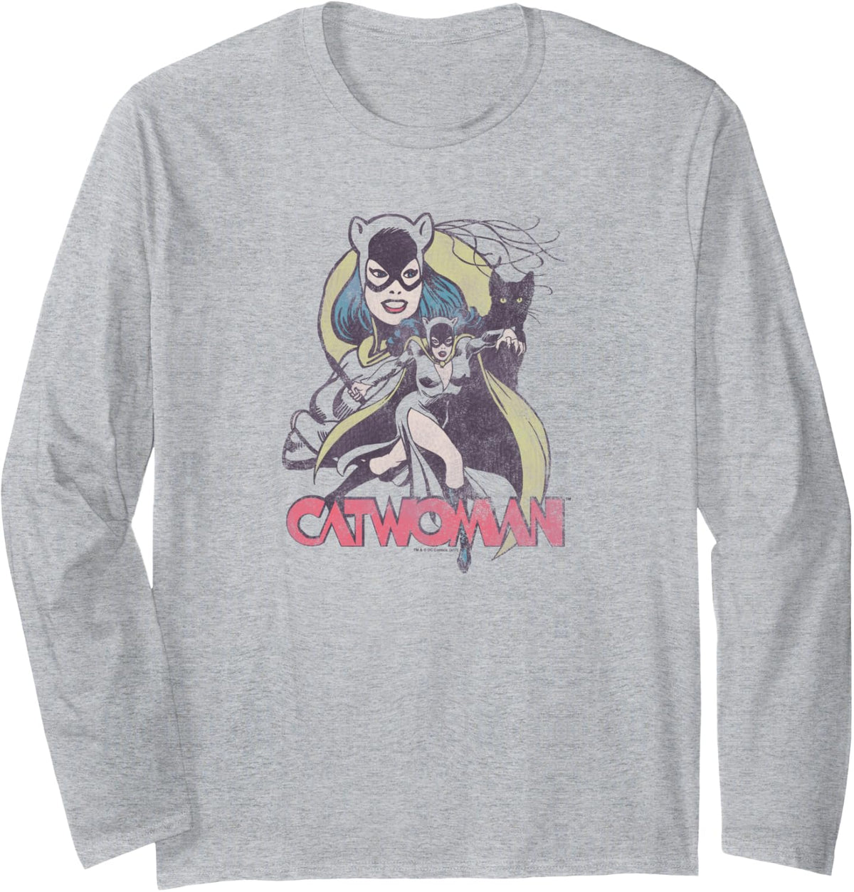 Batman Catwoman Three Cats Long Sleeve Long Sleeve T Shirt Trending US Best Seller Look