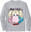Batman Harley Quinn Bubblegum Mad Love Long Sleeve Long Sleeve T Shirt Viral TikTok Find Gift Ready